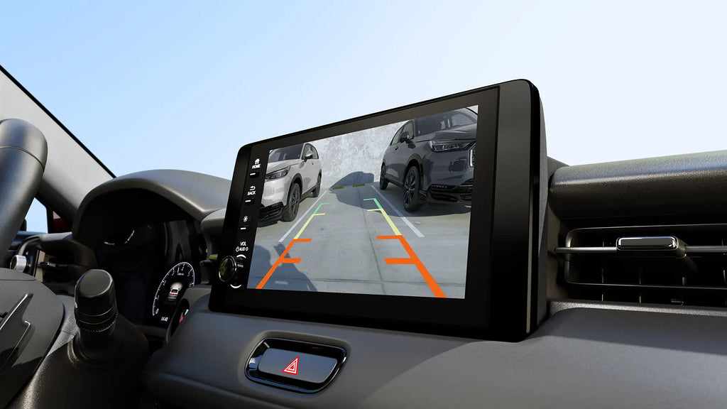 Cámara trasera con multivista